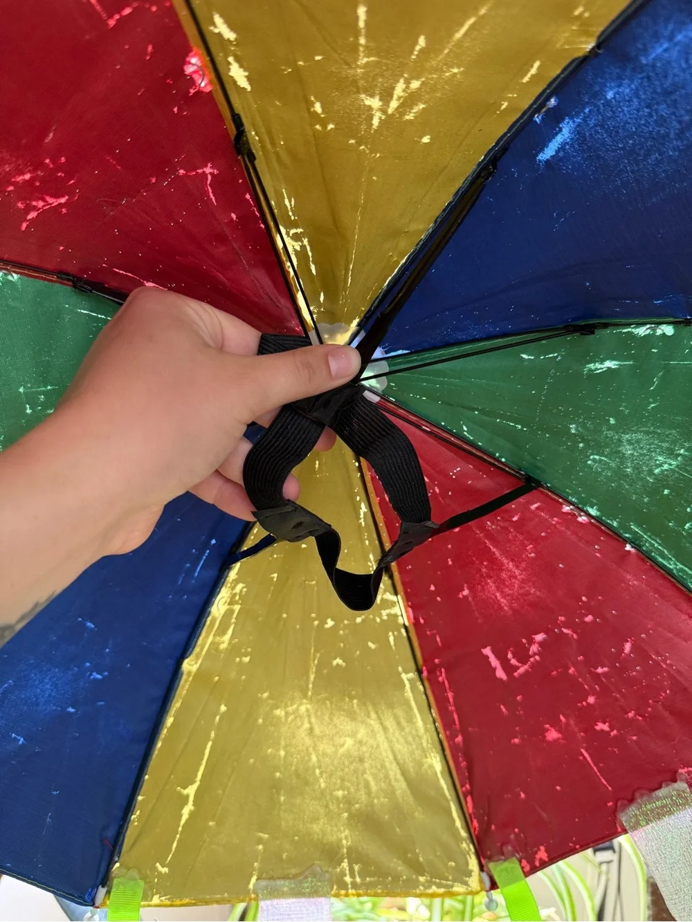 DIY Alien UFO Spaceship Costume Accessory Umbrella Hat Clear Bowl Prop Halloween